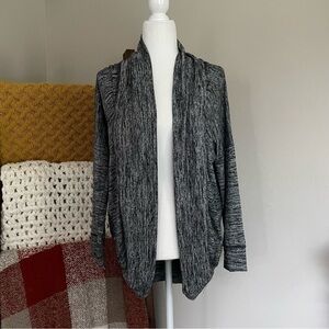 Sundry | Cocoon Long Line Open front Cardigan, size 2 (Md)